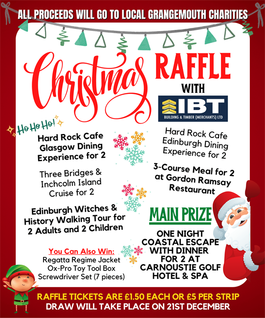 TAKE PART IN OUR CHRISTMAS RAFFLE